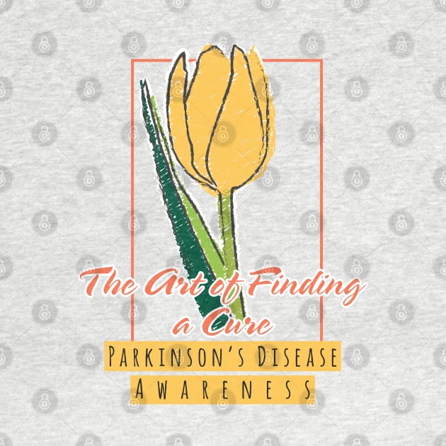 The Art of Finding Cure Parkinsons Awareness by YOPD Artist